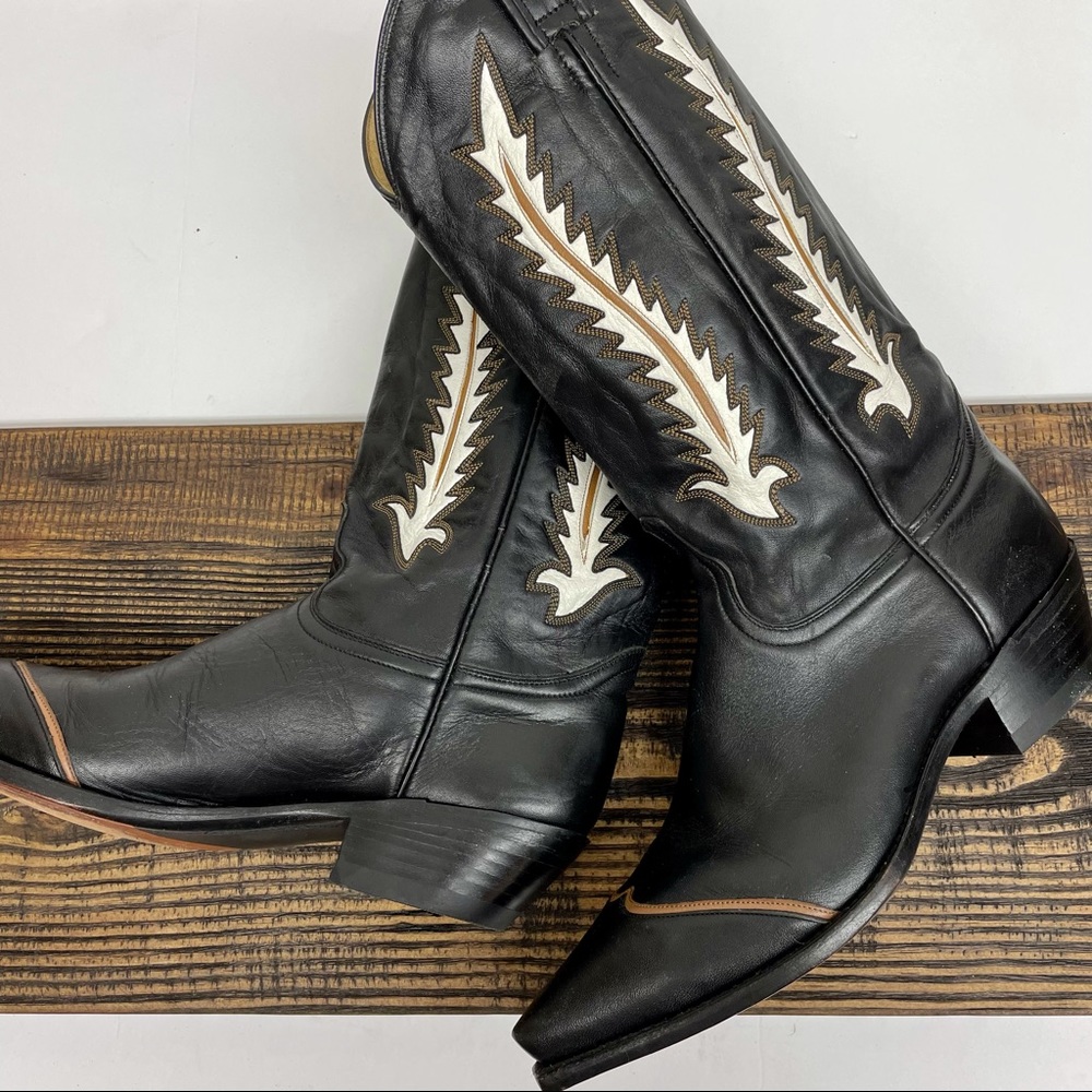 Dan Post Western Cowgirl Leather Boots Size 9 M